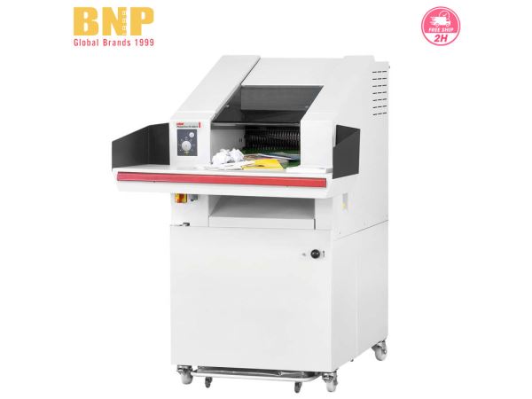 Máy Hủy Giấy HSM Powerline FA500.3c Level P-2 Strip Cut Industrial Shredder - Hình 1