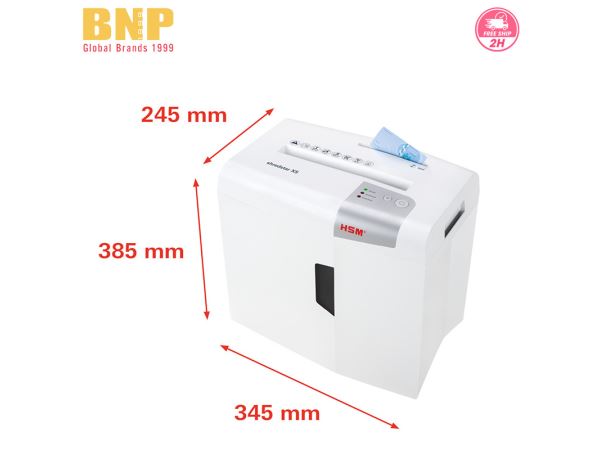 Máy hủy giấy HSM Shredstar X5 - Hình 2
