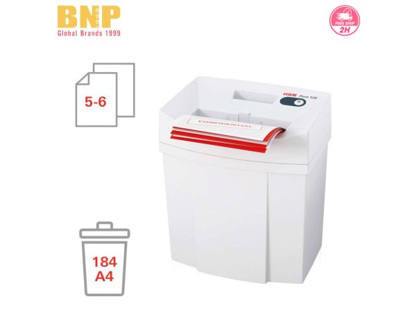 Máy Hủy Giấy HSM Pure 120 Strip Cut Shredder - Hình 3