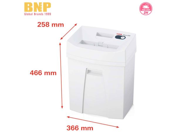 Máy Hủy Giấy HSM Pure 220 Strip Cut Shredder - Hình 2