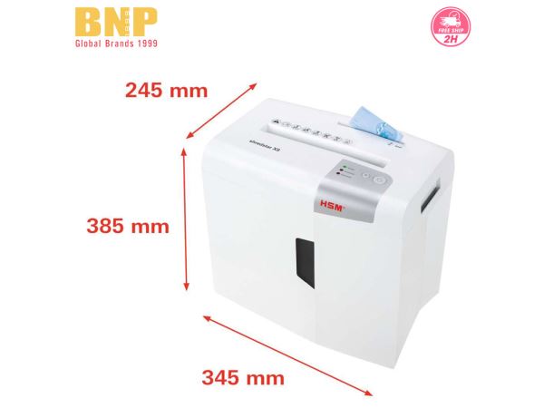Máy Hủy Giấy HSM Shredstar X8 Cross Cut Shredder - Hình 2
